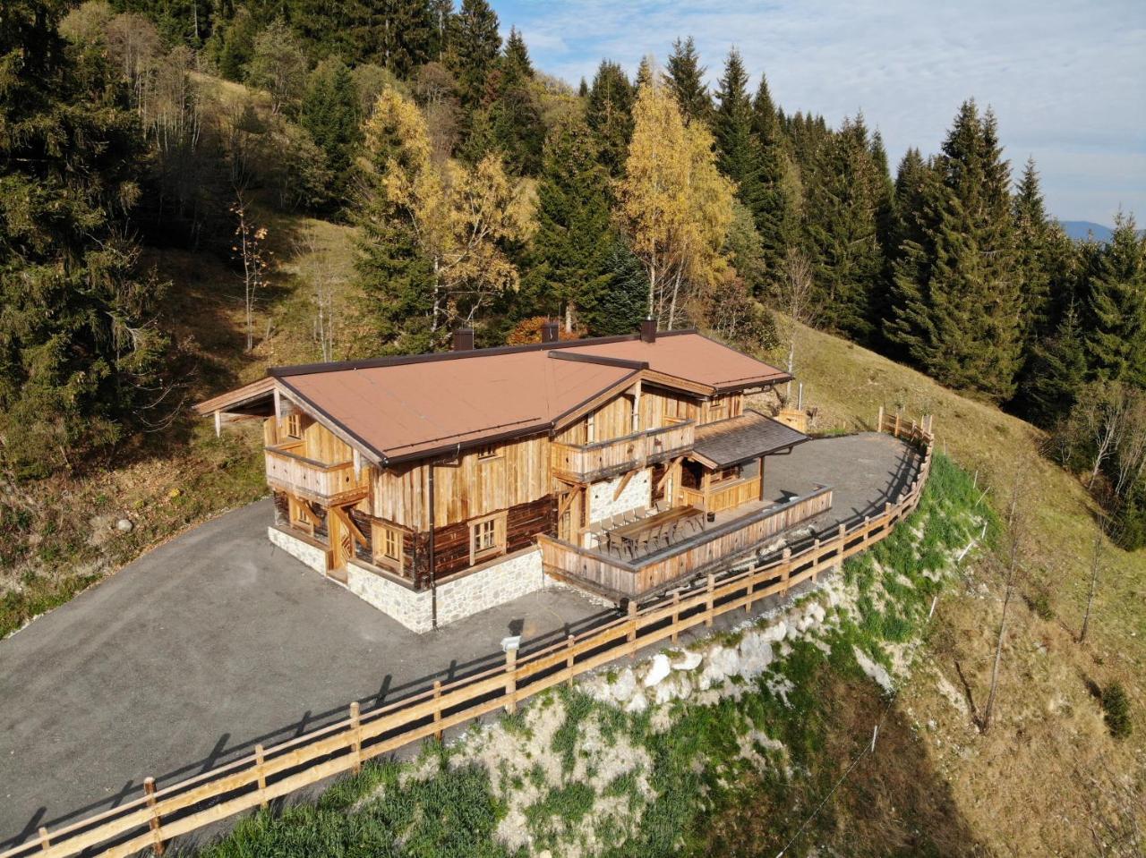 Almhuette Lengau Vila Saalbach-Hinterglemm Exterior foto